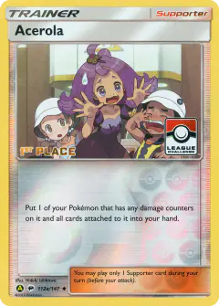 Acerola card (Burning Shadows 112a) with Preschooler in the artwork