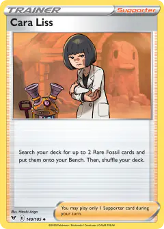 Cara Liss card (Vivid Voltage 149) with Diglett in the artwork