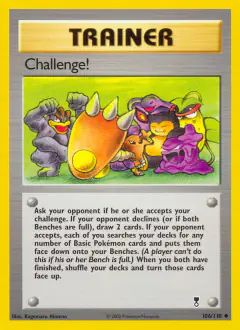 Challenge! card (Legendary Collection 106) with Arbok in the artwork