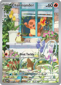 Charmander card (Scarlet & Violet Black Star Promos 44) with Pidgey in the artwork