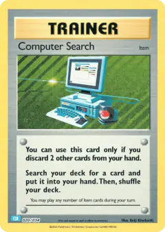 Computer Search card (Pokémon TCG Classic - Blastoise 20) with Magnemite in the artwork