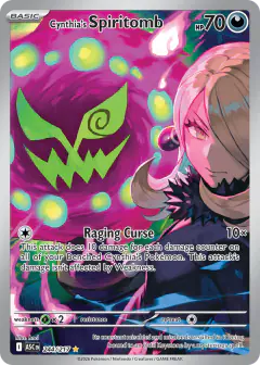 Cynthia's Spiritomb card (Ascended Heroes 244) with Cynthia in the artwork
