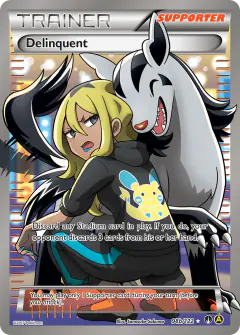 Deliquent card (BREAKpoint 98b) with Minun in the artwork