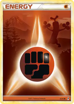 Fighting Energy card (Call of Legends 93) with Sudowoodo in the artwork