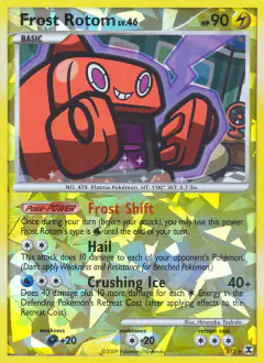 Frost Rotom card (Rising Rivals RT2) with Fan Rotom in the artwork
