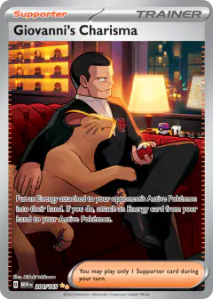 Giovanni's Charisma card (151 204) with Persian in the artwork