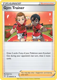 Gym Trainer card (Shining Fates 59) with Centiskorch in the artwork