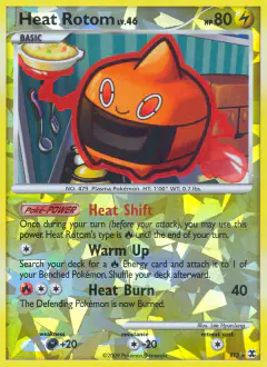 Heat Rotom card (Rising Rivals RT3) with Frost Rotom in the artwork