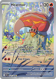 Heatmor card (White Flare 104) with Durant in the artwork