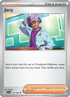 Jacq card (Scarlet & Violet Base 175) with Rotom Phone in the artwork