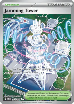 Jamming Tower card (Ascended Heroes 222) with Taillow in the artwork