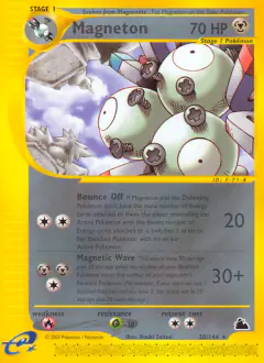 Magneton card (Skyridge 20) with Zapdos in the artwork