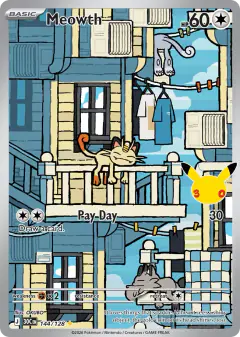 Meowth card from 30th Celebration