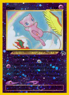 Mew card (Southern Islands 1) with Pidgeot in the artwork