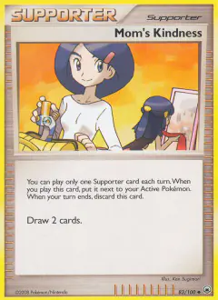 Mom's Kindness card (Majestic Dawn 83) with Dawn in the artwork