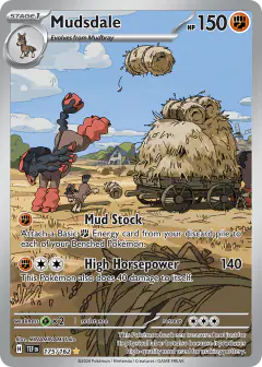 Mudsdale card (Temporal Forces 175) with Mudbray in the artwork