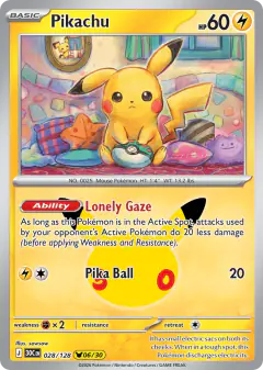 Pikachu card from 30th Celebration