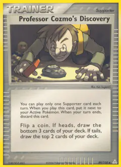 Professor Cozmo's Discovery card (Holon Phantoms 89) with Diglett in the artwork