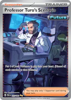 Professor Turo's Scenario card (Paradox Rift 257) with Cyclizar in the artwork