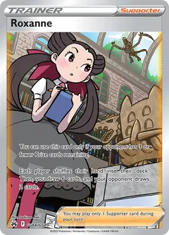 Roxanne card (Crown Zenith Galarian Gallery GG66) with Tyrantrum in the artwork