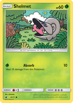 Shelmet card (Crimson Invasion 8) with Karrablast in the artwork