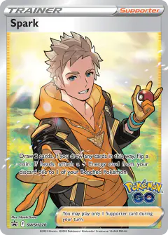 Spark card (SWSH Black Star Promos 226) with Zapdos in the artwork