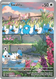 Swablu card (Paradox Rift 213) with Wingull in the artwork