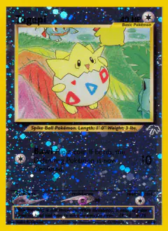 Togepi card (Southern Islands 4) with Pikachu in the artwork