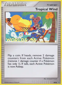 Tropical Wind card (DP Black Star Promo 25) with Pachirisu in the artwork