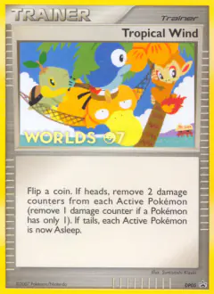 Tropical Wind card (DP Black Star Promo 5) with Turtwig in the artwork