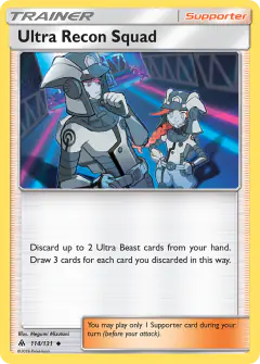 Ultra Recon Squad card (Forbidden Light 114) with Dulse in the artwork