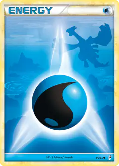 Water Energy card (Call of Legends 90) with Lugia in the artwork